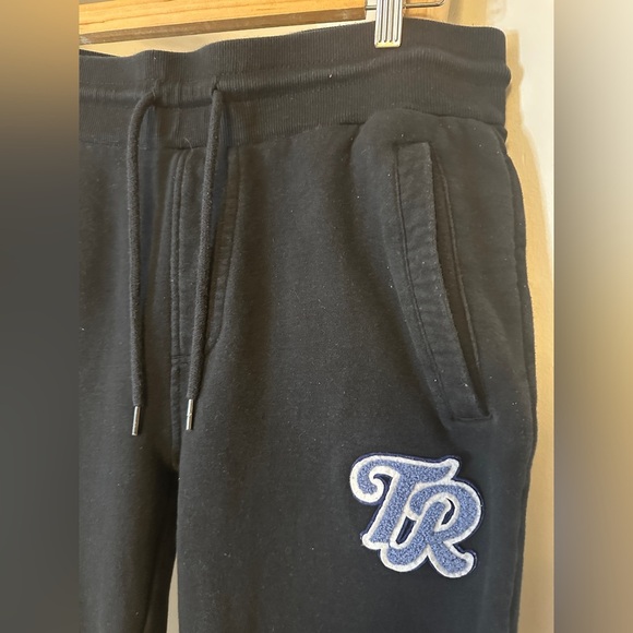 TRUE RELIGION Vintage RARE Men’s Black Jogger Lounge Pants Medium - Picture 4 of 11